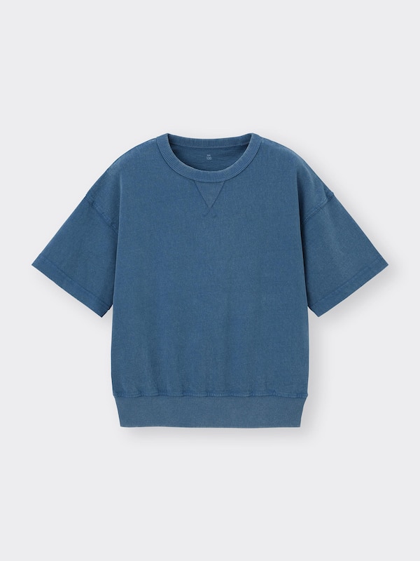 KIDSウォッシュドスウェT(5分袖)