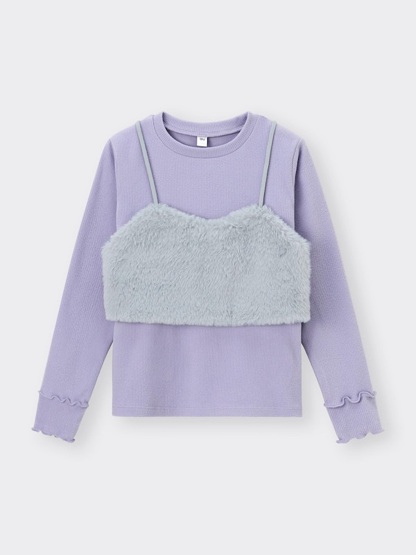 GIRLSファーリービスチェレイヤードT(長袖)