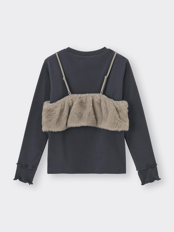 GIRLSファーリービスチェレイヤードT(長袖)