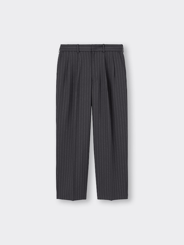 ツータックバギースラックス(ストライプ)(セットアップ可能)