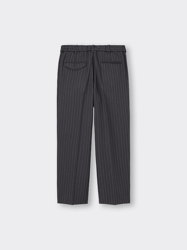 ツータックバギースラックス(ストライプ)(セットアップ可能)