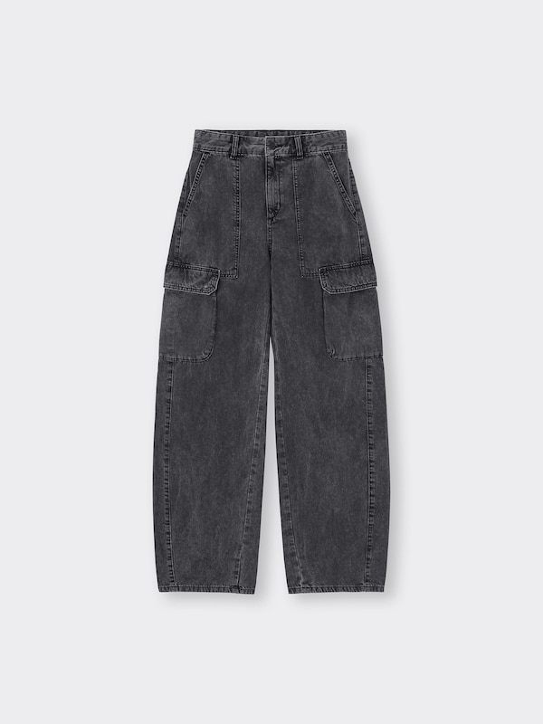 バレルレッグカーゴジーンズ+EC(丈長め81.0cm)