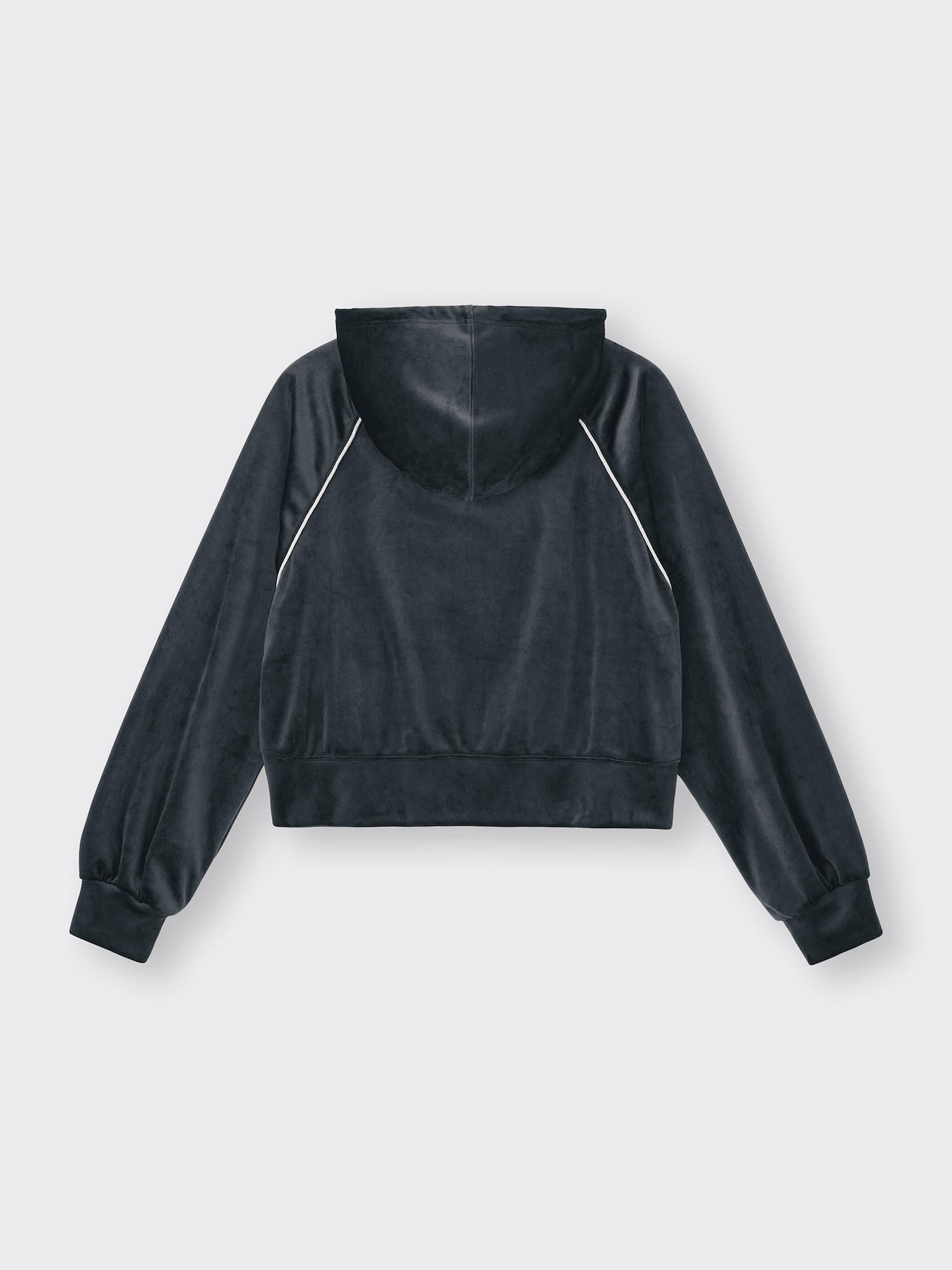 GU - 新品未使用 GU ベロアフルジップパーカ(長袖)+E