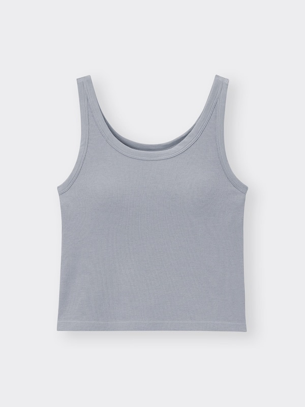 スタイルドライブラフィールリブクロップドタンク+X