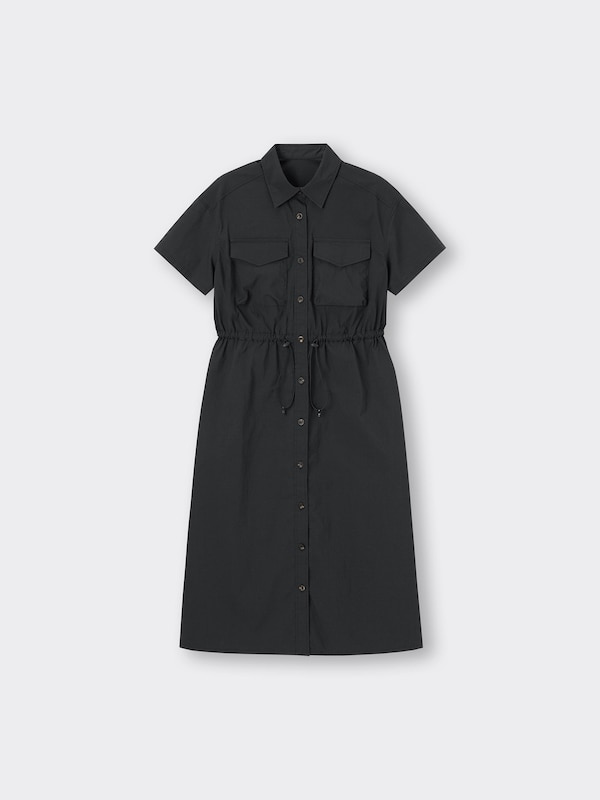 ワークシャツワンピース(半袖)Q