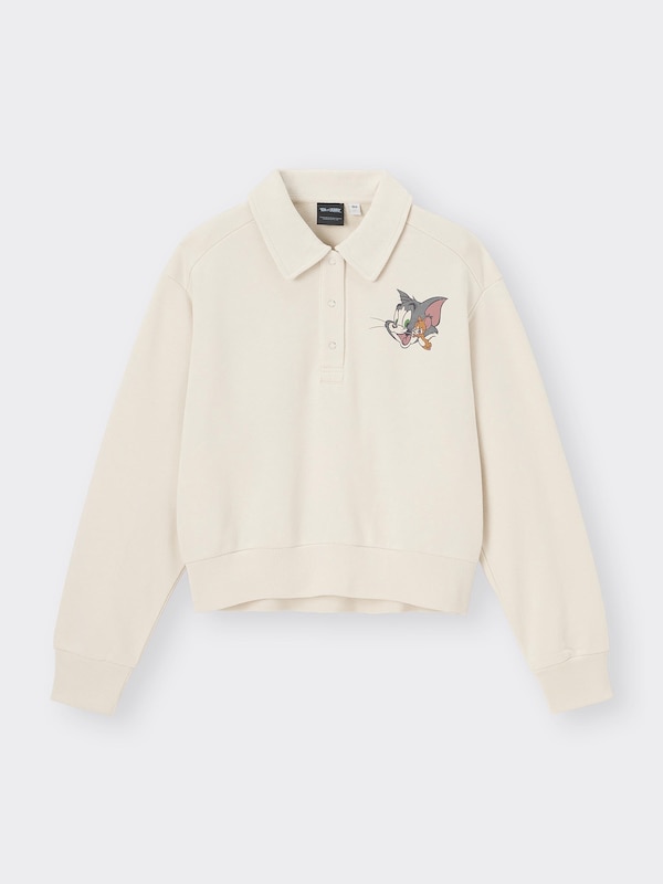スウェットポロ TOM and JERRY
