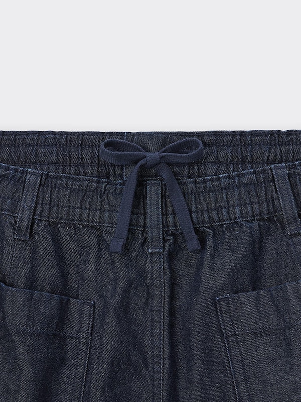 デニムスーパーワイドカーゴパンツ+OS(米国仕様)