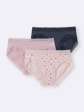 ショーツ3P 【レディース】 【インナー・下着】【GU公式/ジーユー】 【MULTI(PATTERN)2】 ショーツ3P 【レディース】 【インナー・下着】【GU公式/ジーユー】 【MULTI(PATTERN)2】