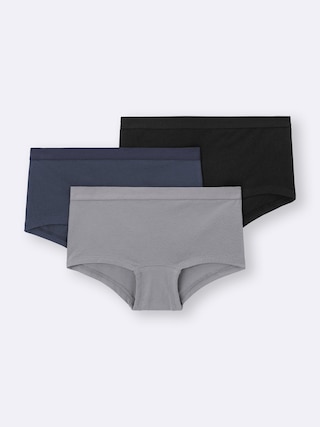 ボクサーショーツ3P 【レディース】 【インナー・下着】【GU公式/ジーユー】 【MULTI1】 ボクサーショーツ3P 【レディース】 【インナー・下着】【GU公式/ジーユー】 【MULTI1】