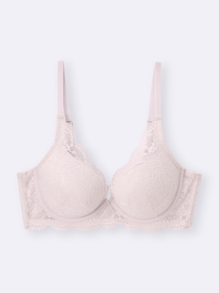 プッシュアップブラ(レース) 【レディース】 【インナー・下着】【GU公式/ジーユー】 【PINK】 プッシュアップブラ(レース) 【レディース】 【インナー・下着】【GU公式/ジーユー】 【PINK】