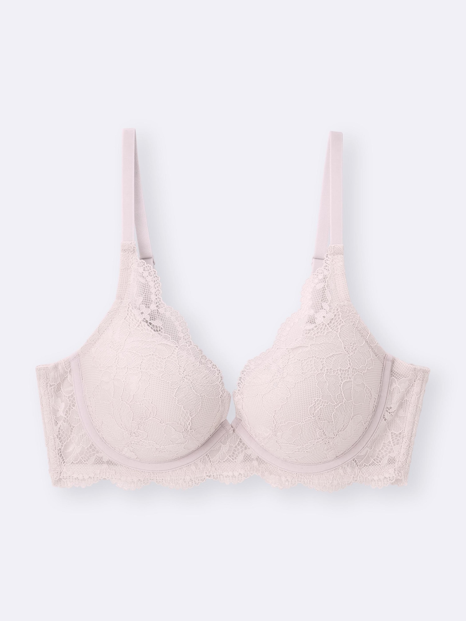 GU公式 | プッシュアップブラ(レース)