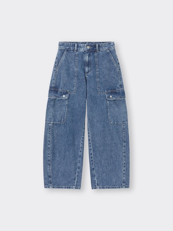 バレルレッグカーゴジーンズ+EC(丈短め68.0cm)