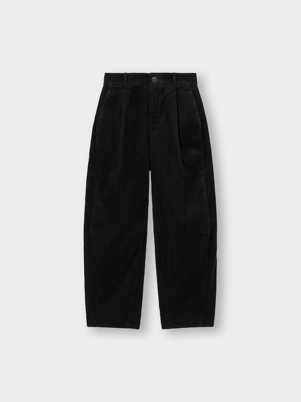 コーデュロイバレルレッグパンツ+EC(丈短め68.0cm)(セットアップ可能)