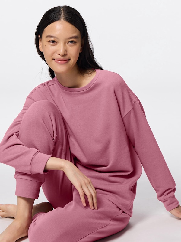 ストレッチソフトラウンジセット(長袖&ロングパンツ)