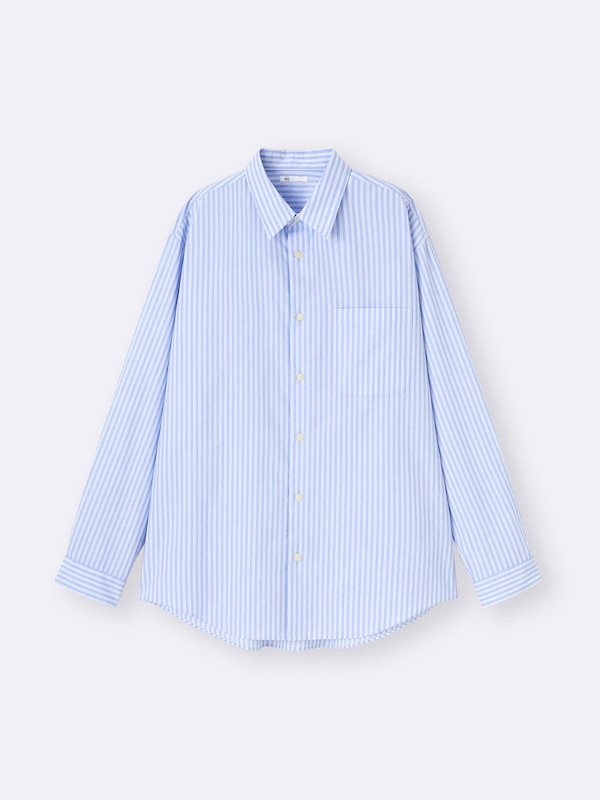 イージーケアブロードシャツ(ストライプ1)