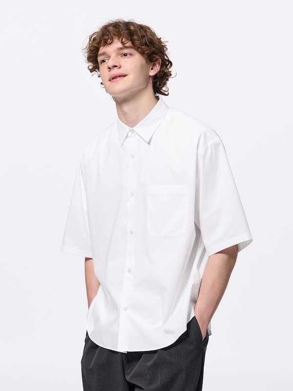ブロードオーバーサイズシャツ(5分袖)