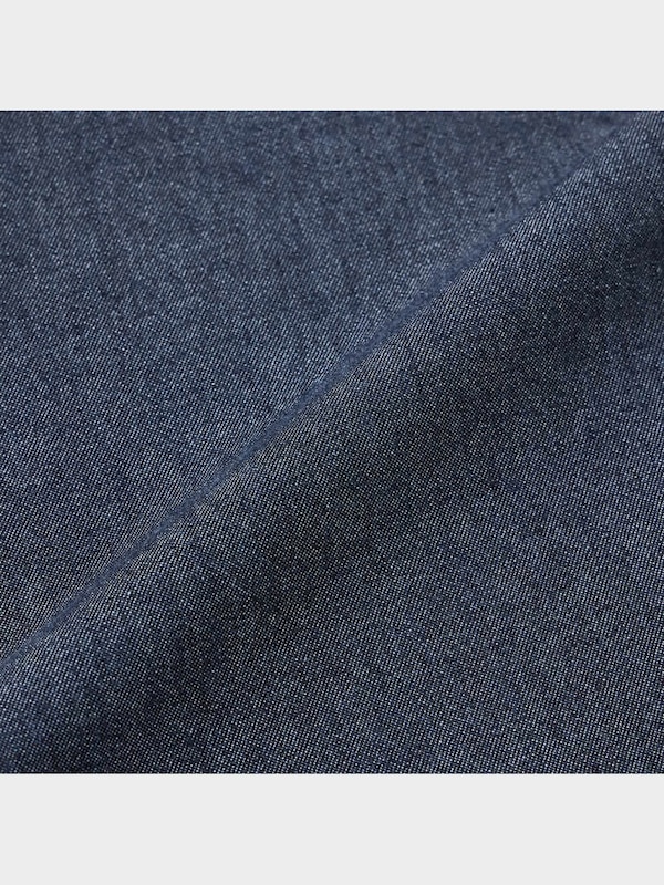 ライトデニムVネックミニワンピース(半袖)OSB+OS(米国仕様)