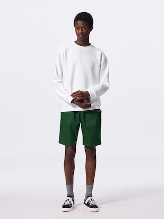 コットンリラックスハーフパンツ 【メンズ】 【パンツ】【GU公式/ジーユー】 【DARK GREEN】 コットンリラックスハーフパンツ 【メンズ】 【パンツ】【GU公式/ジーユー】 【DARK GREEN】