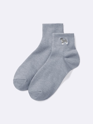 アンクルソックス(刺繍) 【メンズ】 【インナー・下着】【GU公式/ジーユー】 【GRAY】 アンクルソックス(刺繍) 【メンズ】 【インナー・下着】【GU公式/ジーユー】 【GRAY】