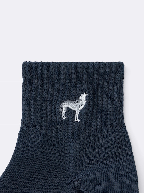 アンクルソックス(刺繍)