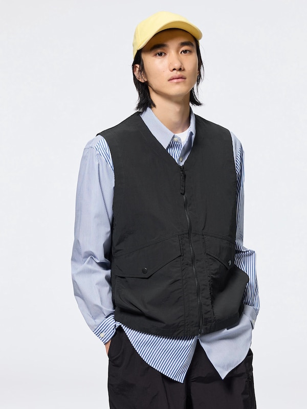 ジップアップベスト