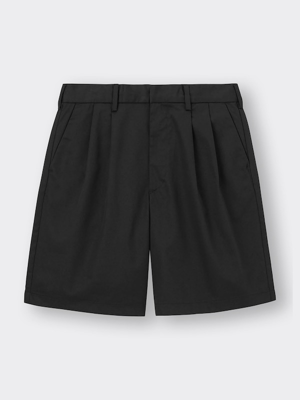 タックワイドハーフパンツ