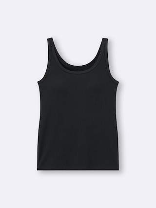 ブラフィールリブタンクトップ 【レディース】 【Tシャツ・スウェット】【GU公式/ジーユー】 【BLACK】 ブラフィールリブタンクトップ 【レディース】 【Tシャツ・スウェット】【GU公式/ジーユー】 【BLACK】