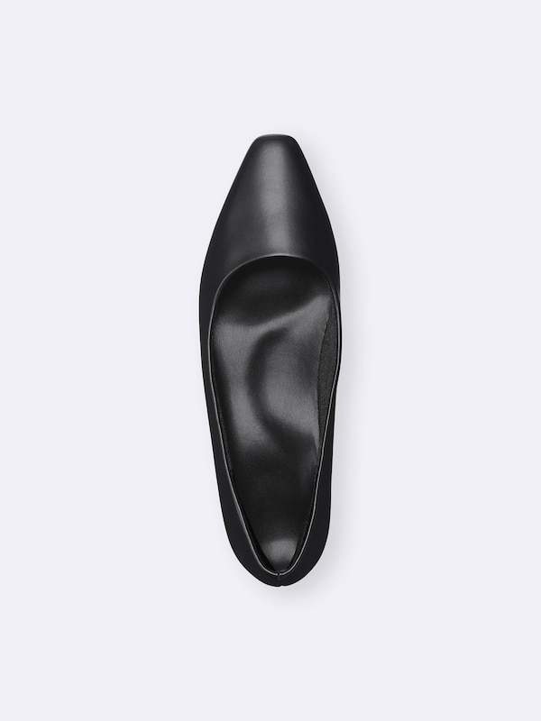 マシュ�マロローヒールパンプス(ヒール2.3cm)