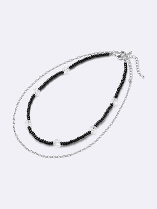 ビーズネックレス 【レディース】 【グッズ】【GU公式/ジーユー】 【BLACK】 ビーズネックレス 【レディース】 【グッズ】【GU公式/ジーユー】 【BLACK】