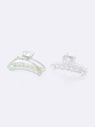 フラワーヘアクリップ2P