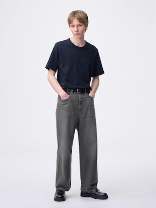バギージーンズ(丈標準72.0cm) 【メンズ】 【パンツ】【GU公式/ジーユー】 【GRAY】 バギージーンズ(丈標準72.0cm) 【メンズ】 【パンツ】【GU公式/ジーユー】 【GRAY】