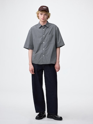 バギージーンズ(丈標準72.0cm) 【メンズ】 【パンツ】【GU公式/ジーユー】 【NAVY】 バギージーンズ(丈標準72.0cm) 【メンズ】 【パンツ】【GU公式/ジーユー】 【NAVY】