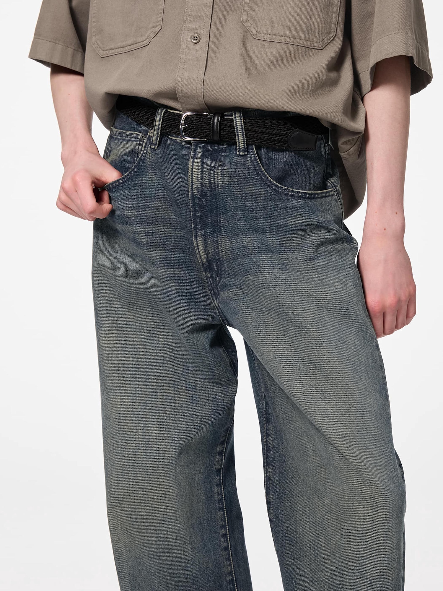GU公式 | バギージーンズ(丈標準72.0cm)