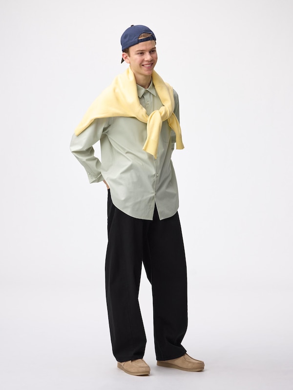 バレルレッグジーンズ+EC(丈長め80.0cm)