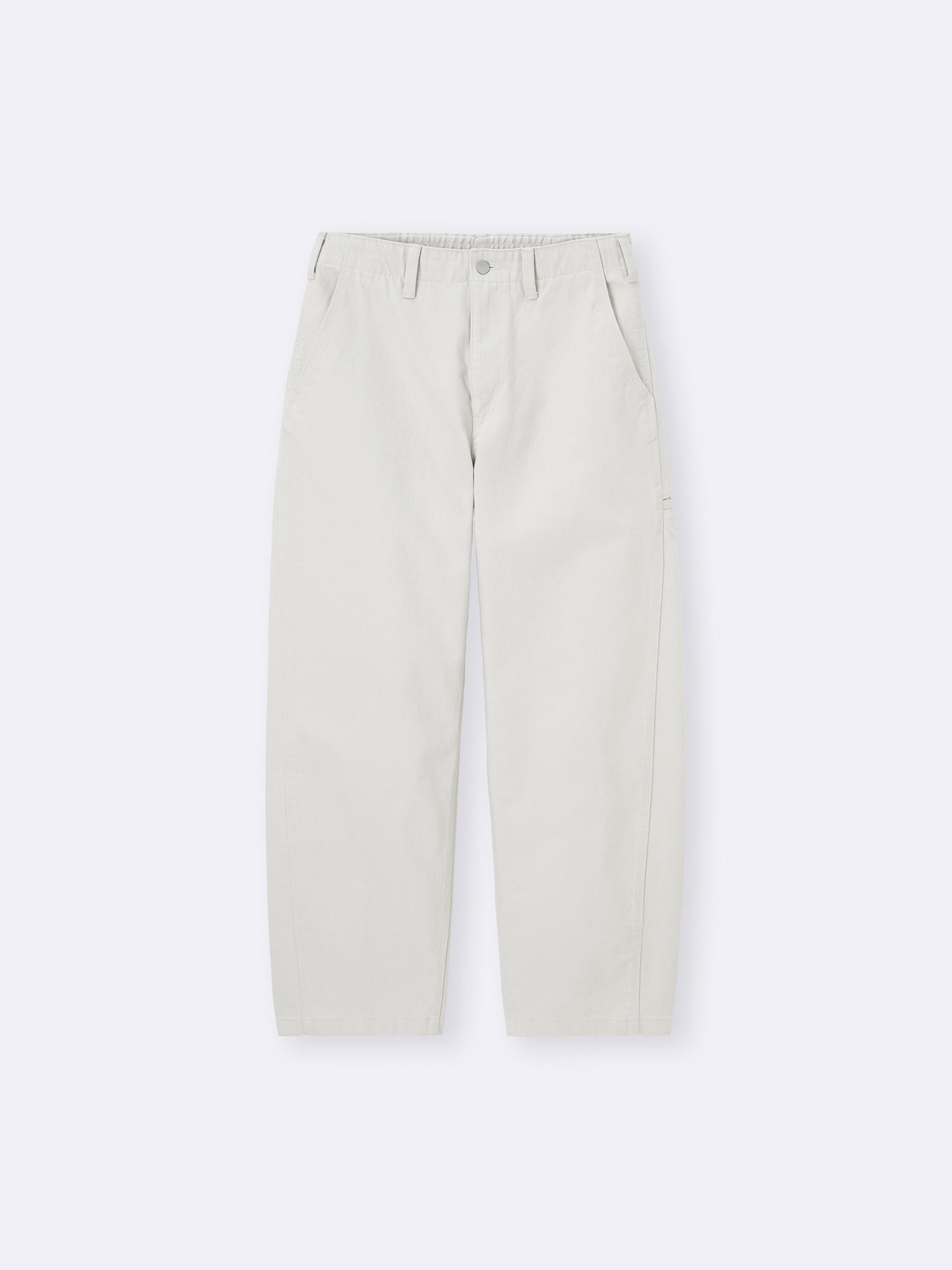 GU公式 | バレルレッグワークパンツ+EC(丈長め79.5cm)