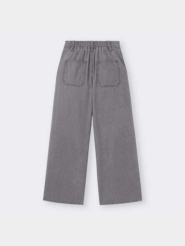 ライトデニムワイドパンツ+OS(米国仕様)