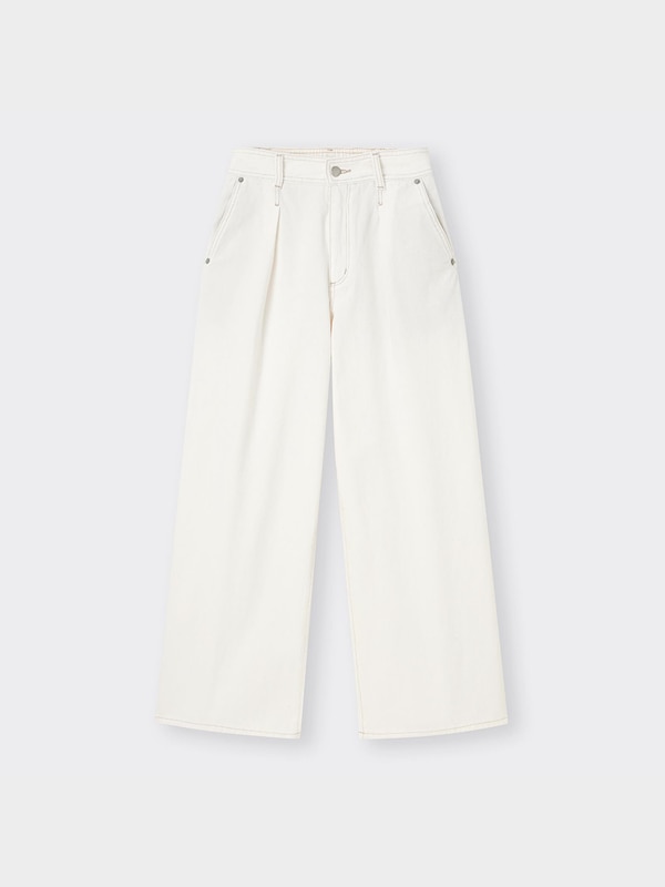 ライトデニムワイドパンツ+OS(米国仕様)