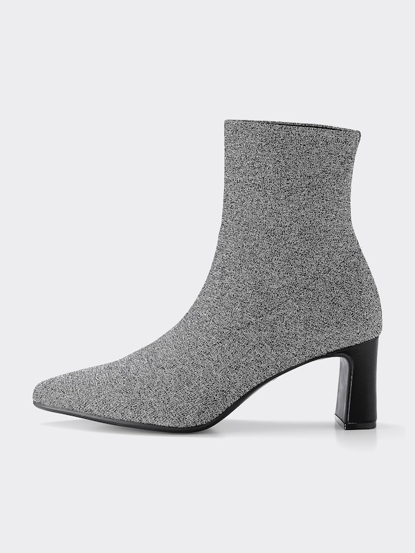 ポインテッドニットブーツ