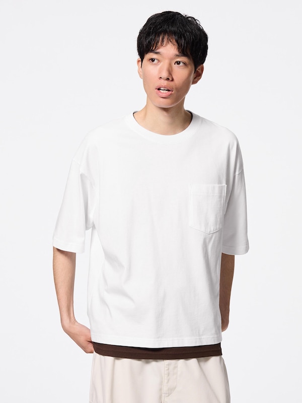 ボクシーT(5分袖)(オーバーサイズ)