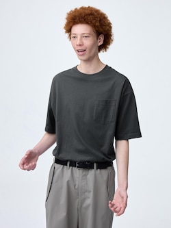 ボクシーT(5分袖)(オーバーサイズ)