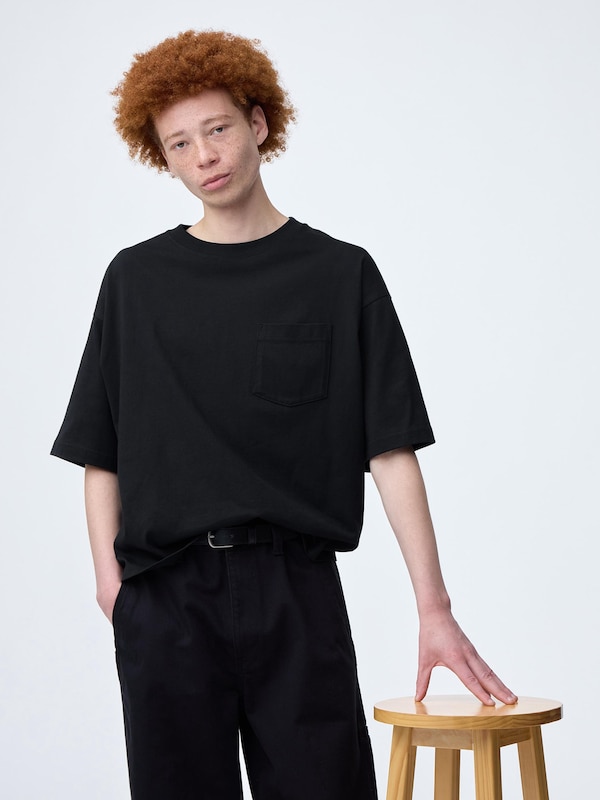 ボクシーT(5分袖)(オーバーサイズ)