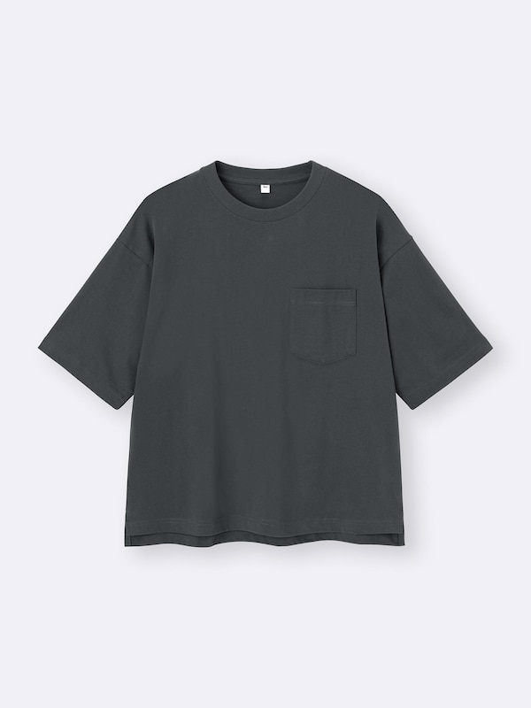 ボクシーT(5分袖)(オーバーサイズ)