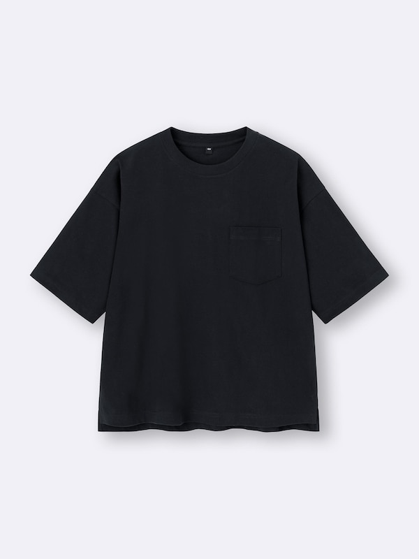 ボクシーT(5分袖)(オーバーサイズ)