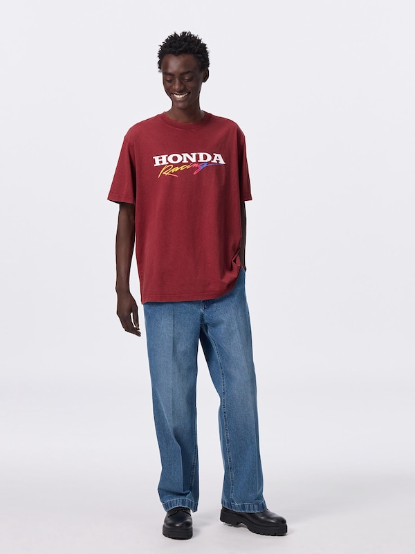 ウォッシュドグラフィックT Honda