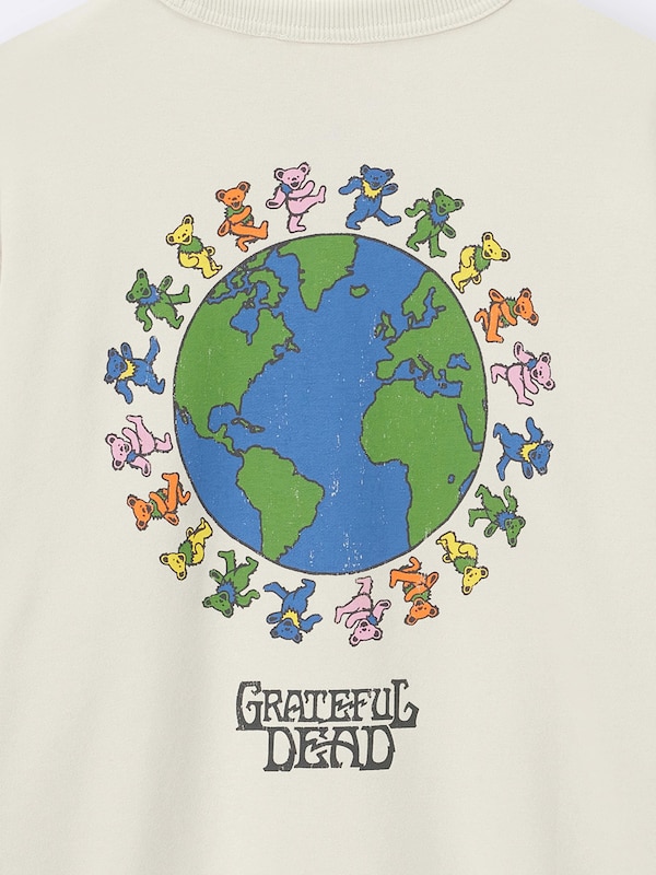 ウォッシュドスウェットプルオーバー Grateful Dead