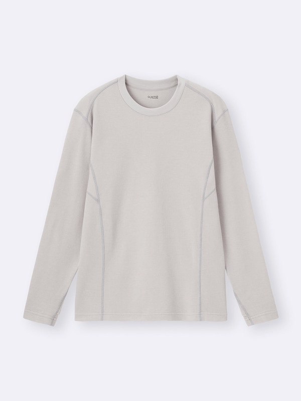 ワッフルスリムフィットT(長袖)GA+E