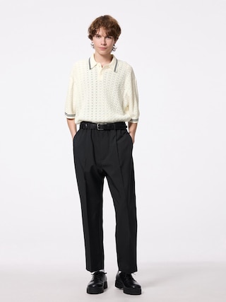 ドライタックワイドイージーパンツ(丈標準67.5~71.5cm) 【メンズ】 【パンツ】【GU公式/ジーユー】 【BLACK】 ドライタックワイドイージーパンツ(丈標準67.5~71.5cm) 【メンズ】 【パンツ】【GU公式/ジーユー】 【BLACK】