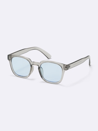 UVカットスクエアウェリントンサングラス 【レディース】 【グッズ】【GU公式/ジーユー】 【LIGHT BLUE】 UVカットスクエアウェリントンサングラス 【レディース】 【グッズ】【GU公式/ジーユー】 【LIGHT BLUE】