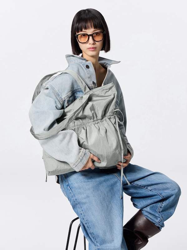 ギャザートートバッグ+E