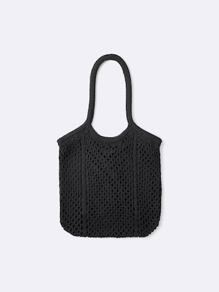 メッシュニットバッグ 【レディース】 【グッズ】【GU公式/ジーユー】 【BLACK】 メッシュニットバッグ 【レディース】 【グッズ】【GU公式/ジーユー】 【BLACK】